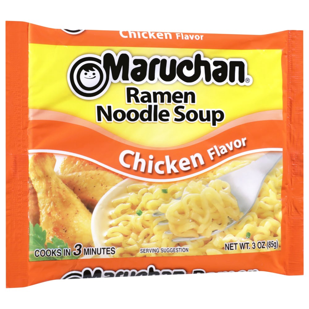 slide 2 of 2, Maruchaninc Chicken Ramen Noodle Soup, 3 oz