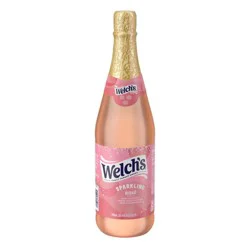 Welch's Non-Alcoholic Sparkling Rosé Grape Juice Cocktail, 25.4 fl oz Bottle