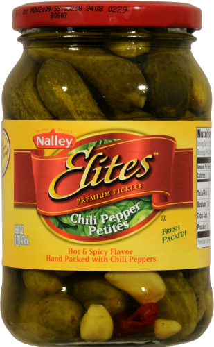 slide 2 of 4, Nalley Elites Pickles Petites Garlic Dill & Onion, 16 oz