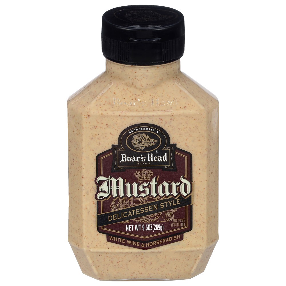 slide 2 of 6, Boar's Head Delicatessen Style Mustard, 9.5 oz