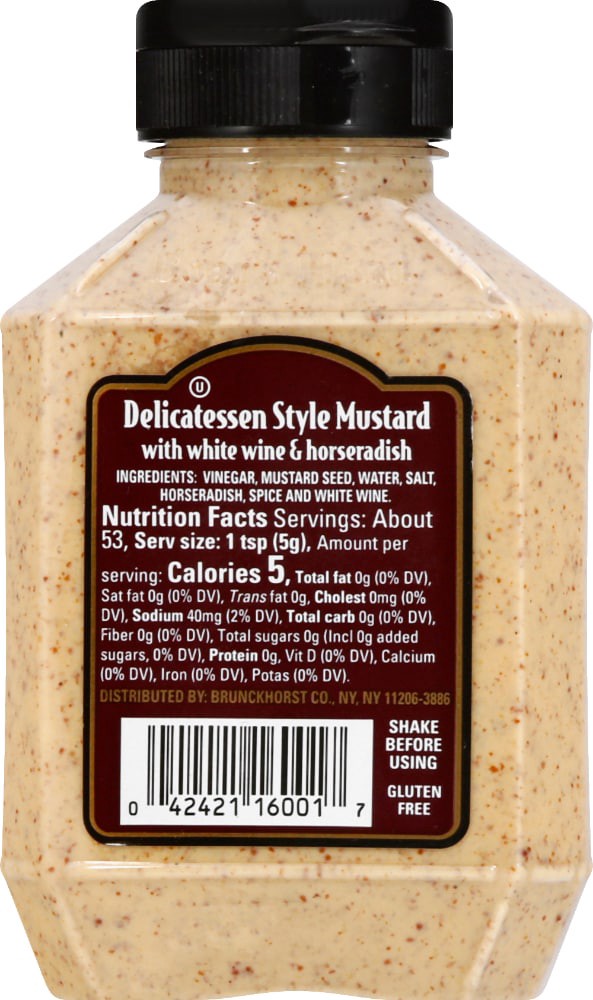 slide 2 of 4, Boar's Head Delicatessen Style Mustard, 9.5 oz