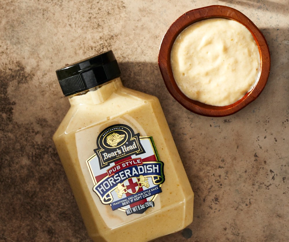 slide 5 of 6, Boar's Head Pub Style Horseradish Sauce, 9.5 oz