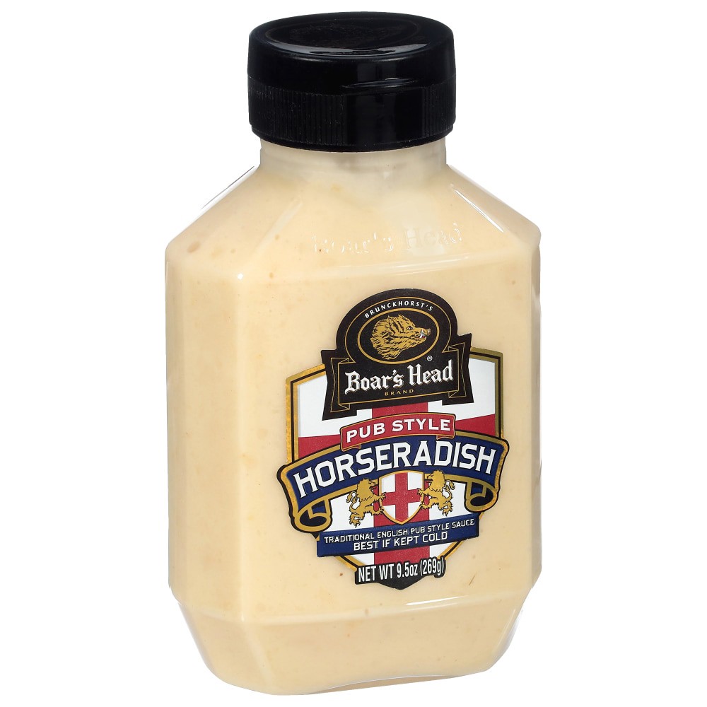 slide 2 of 6, Boar's Head Pub Style Horseradish Sauce, 9.5 oz