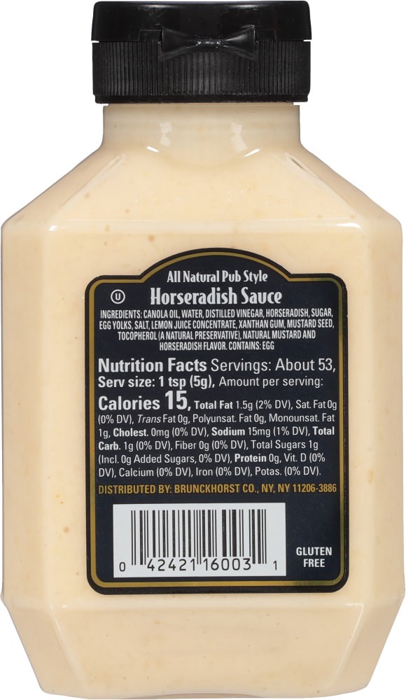 slide 4 of 6, Boar's Head Pub Style Horseradish Sauce, 9.5 oz