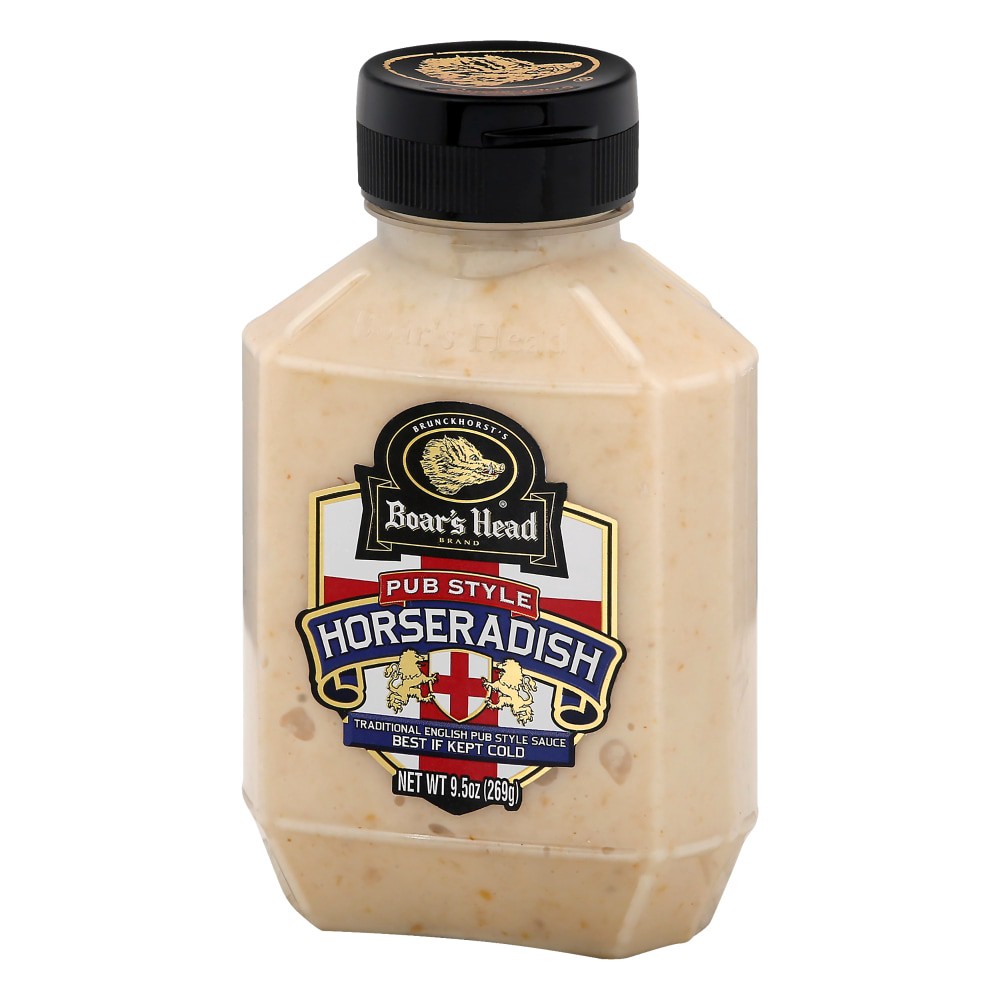 slide 4 of 6, Boar's Head Pub Style Horseradish Sauce, 9.5 oz