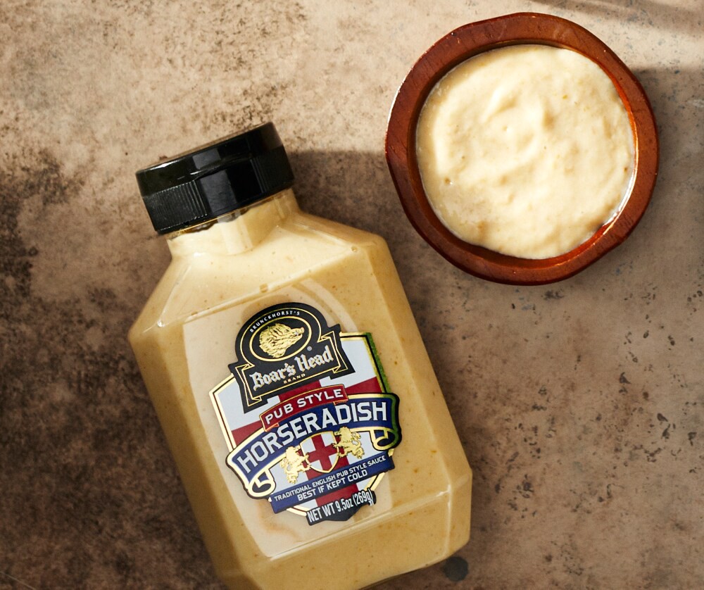 slide 5 of 6, Boar's Head Pub Style Horseradish Sauce, 9.5 oz