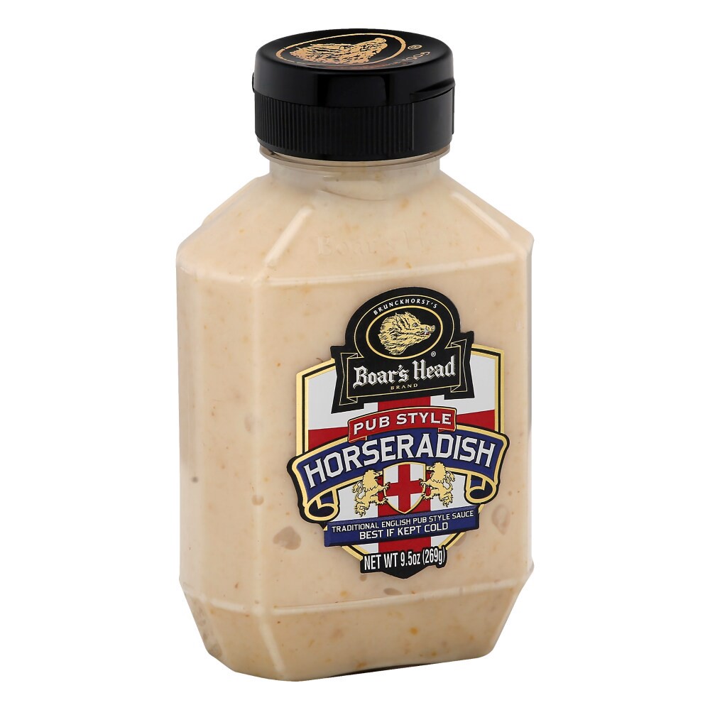 slide 2 of 6, Boar's Head Pub Style Horseradish Sauce, 9.5 oz