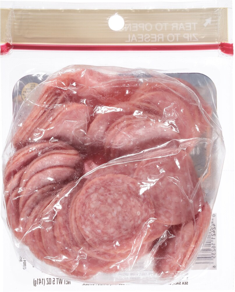 slide 4 of 6, Boar's Head Boar’s Head Uncured Pouch Hard Salami, 5 oz