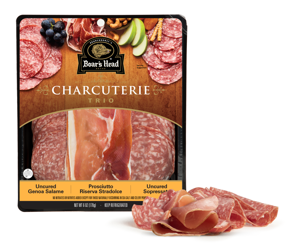 Boars Head Charcuterie Trio Salami, Prosciutto & Sopressata 6 oz Shipt