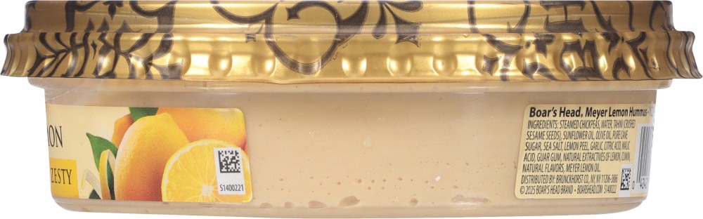 slide 5 of 6, Boar's Head Meyer Lemon Hummus, 10 oz