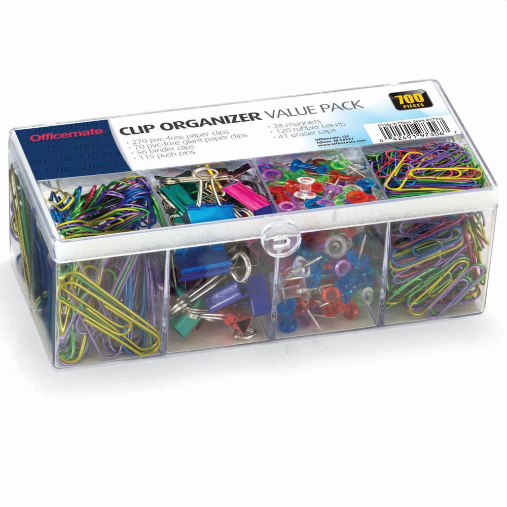 slide 3 of 6, OfficeMate Clip Organizer Value Pack, 520 ct