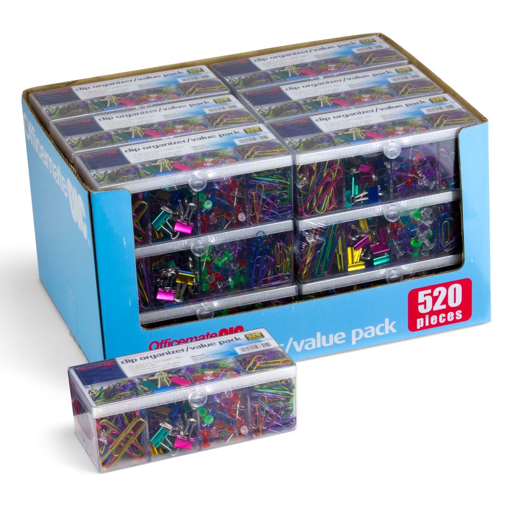 slide 4 of 6, OfficeMate Clip Organizer Value Pack, 520 ct