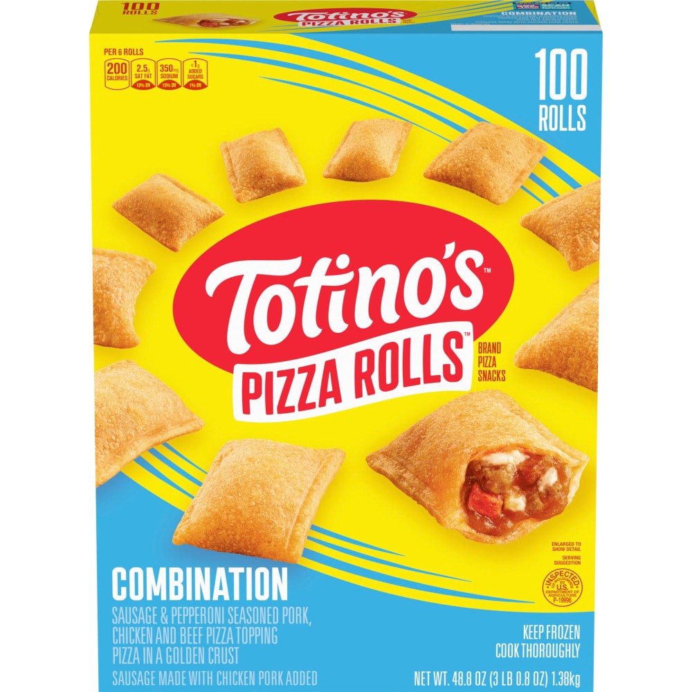 slide 3 of 3, Totino's™ Combination Pizza Rolls™, 48 oz