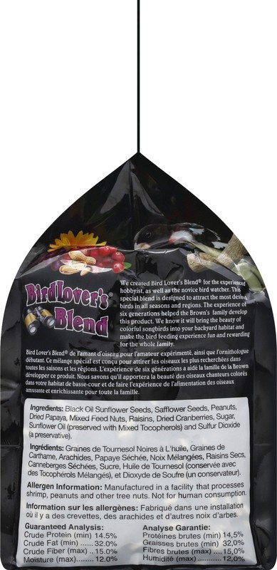 slide 4 of 4, Brown's Wild Bird Food 5 lb, 5 lb