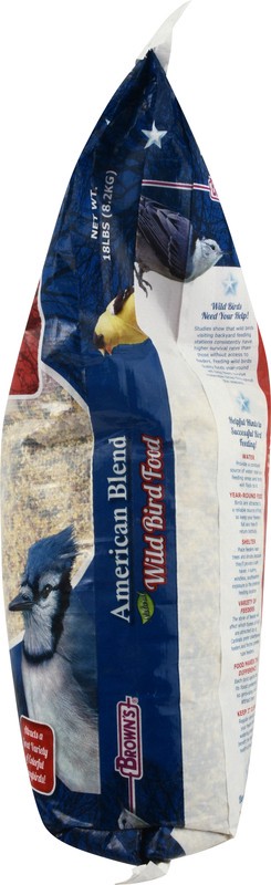 slide 2 of 5, Browns Bird Seed Americn Blnd, 18 lb
