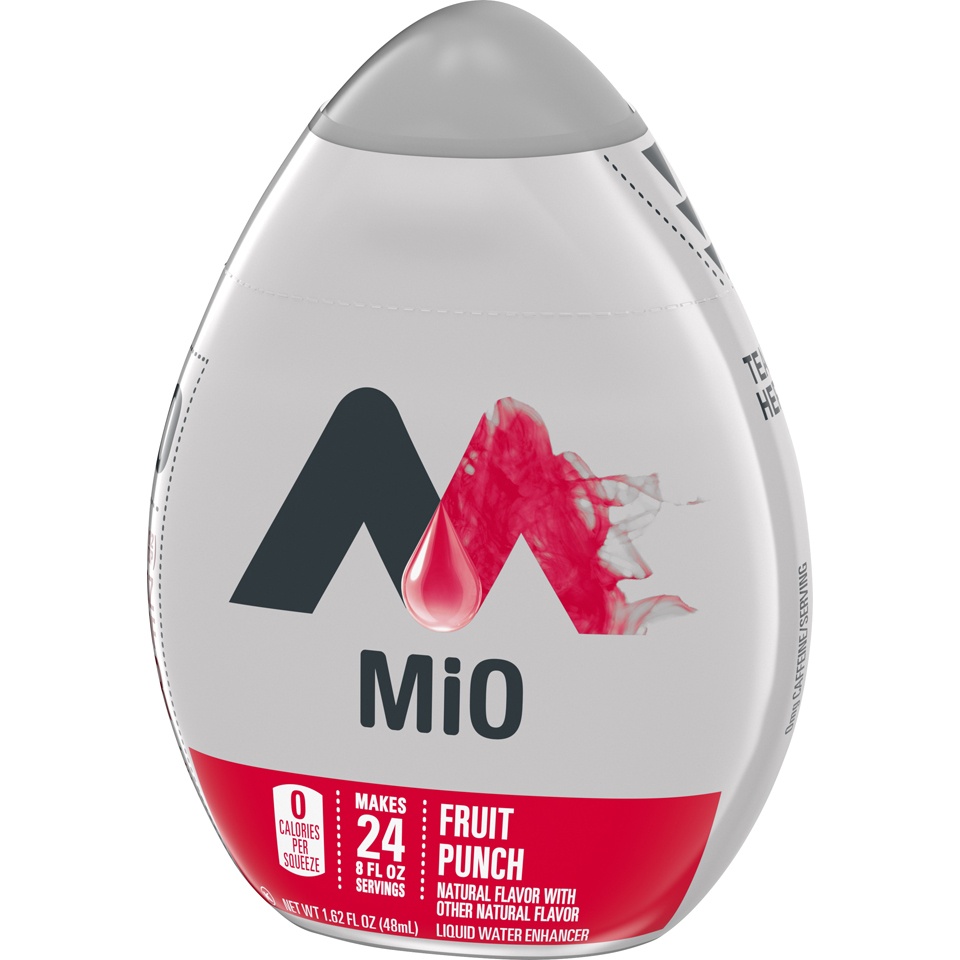 slide 2 of 8, MiO Fruit Punch Naturally Flavored Liquid Water Enhancer Drink Mix Bottle- 1.62 fl oz, 1.62 fl oz