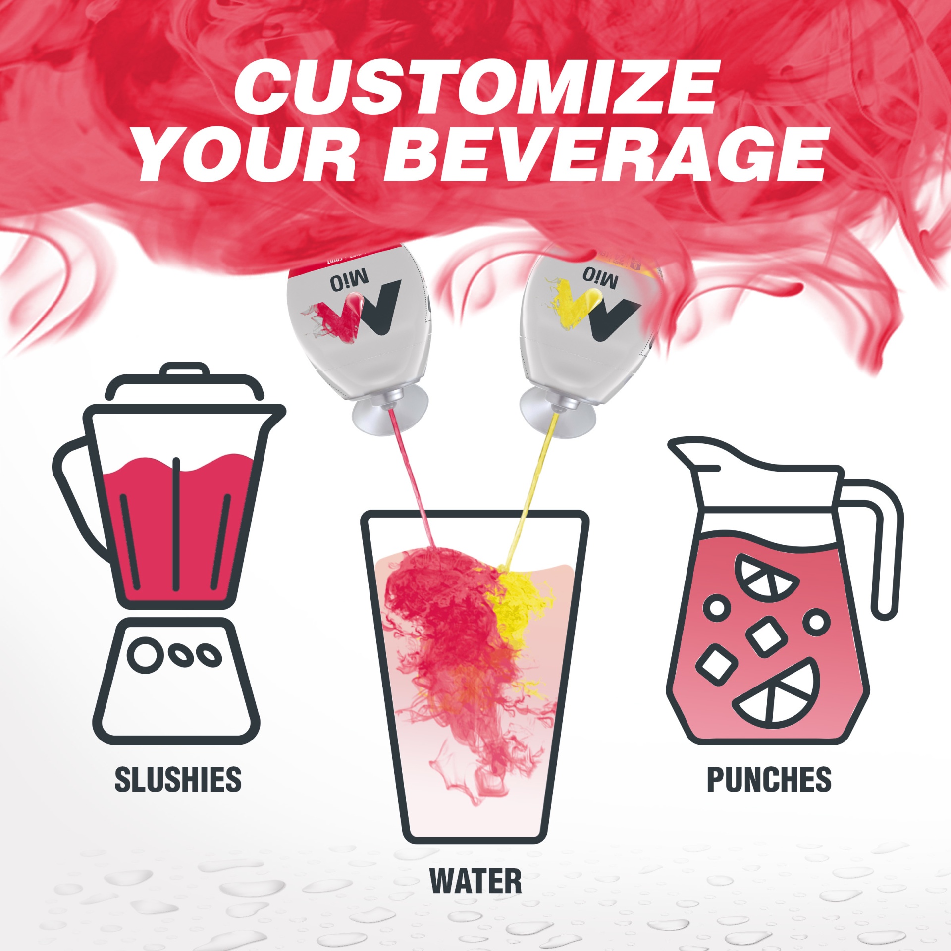 slide 8 of 13, MiO Fruit Punch Naturally Flavored Liquid Water Enhancer Drink Mix Bottle- 1.62 fl oz, 1.62 fl oz