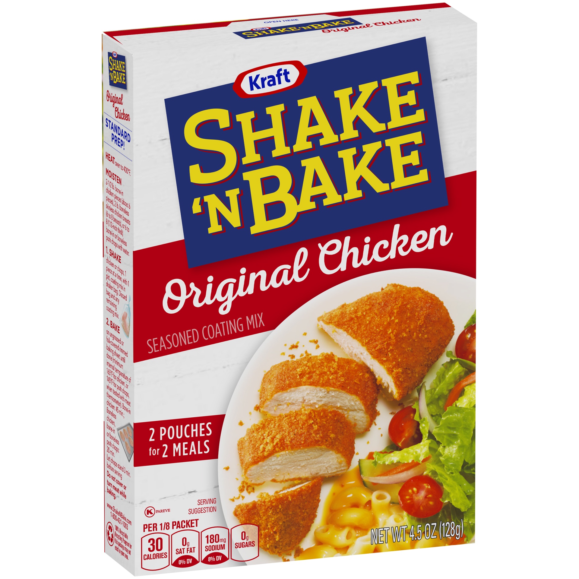 slide 3 of 7, Shake 'n Bake Coating Mix, Seasoned, for Chicken, Original Chicken, 5.5 oz