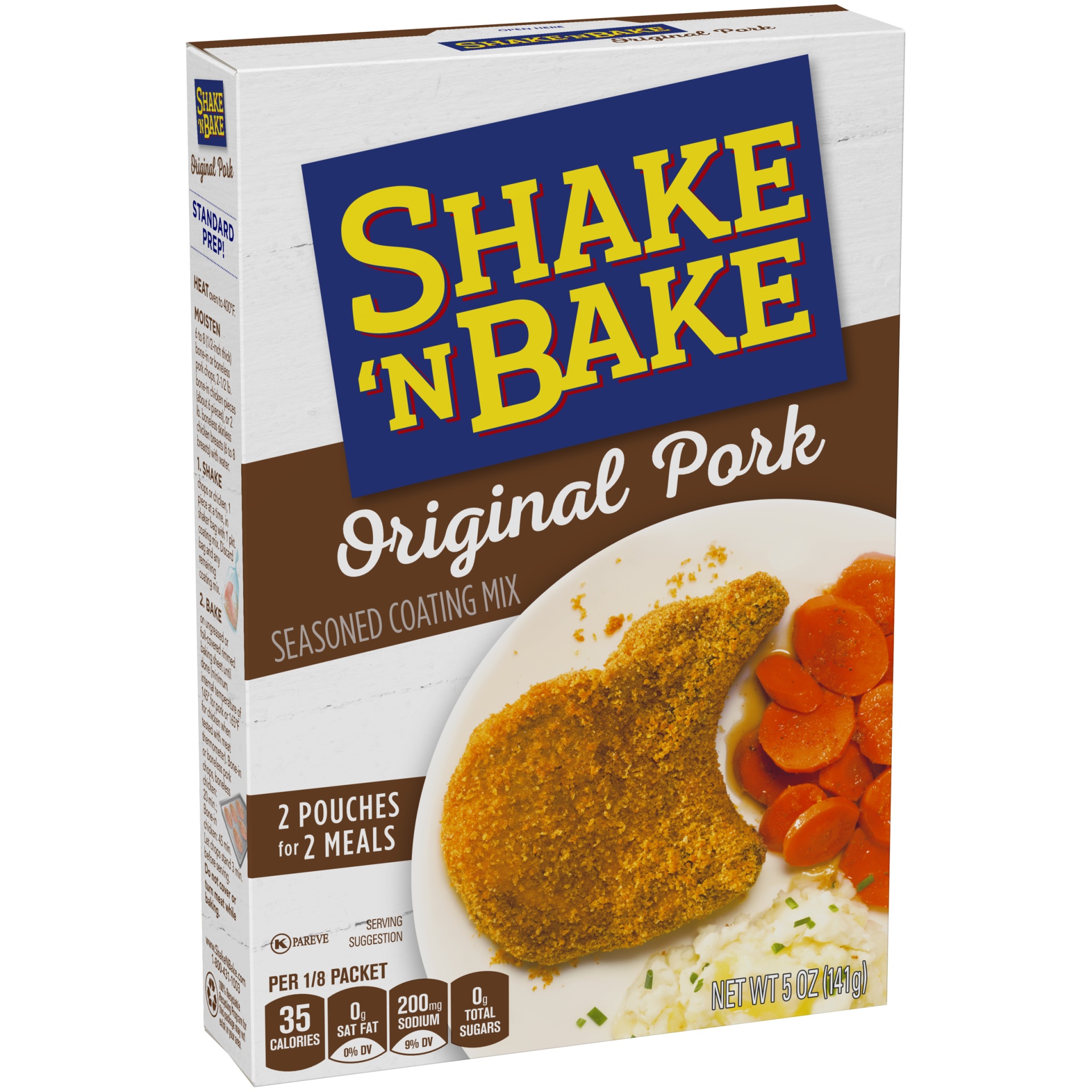 slide 3 of 7, Shake 'n Bake Coating Mix, Original Pork, 6 oz