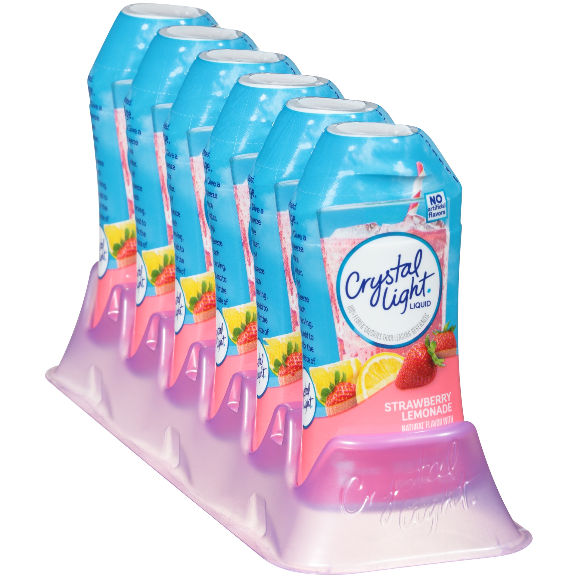 slide 5 of 11, Crystal Light Liquid Strawberry Lemonade Naturally Flavored Drink Mix - 1.62 fl oz, 1.62 fl oz