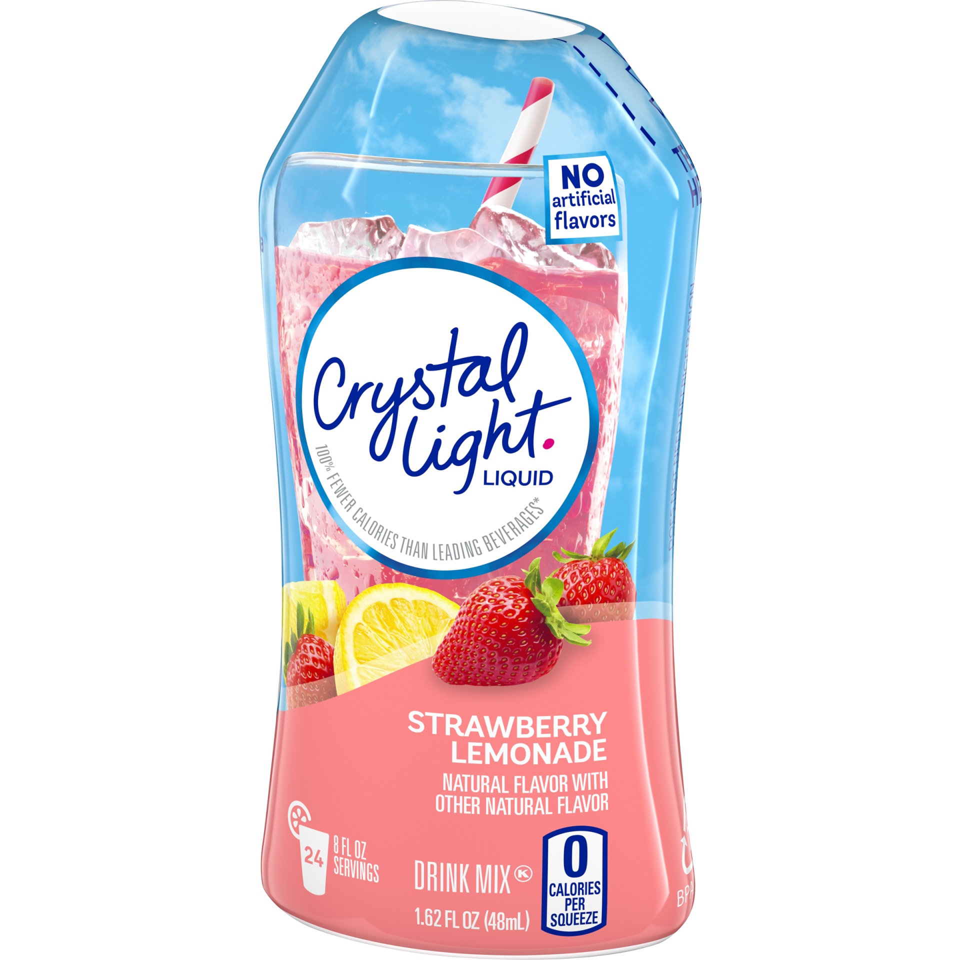 slide 10 of 11, Crystal Light Liquid Strawberry Lemonade Naturally Flavored Drink Mix - 1.62 fl oz, 1.62 fl oz