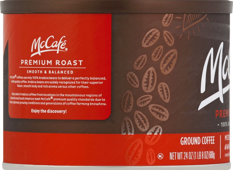 slide 3 of 4, McCafé Premium Roast, Ground Coffee, Medium Roast, Canned- 24 oz, 24 oz