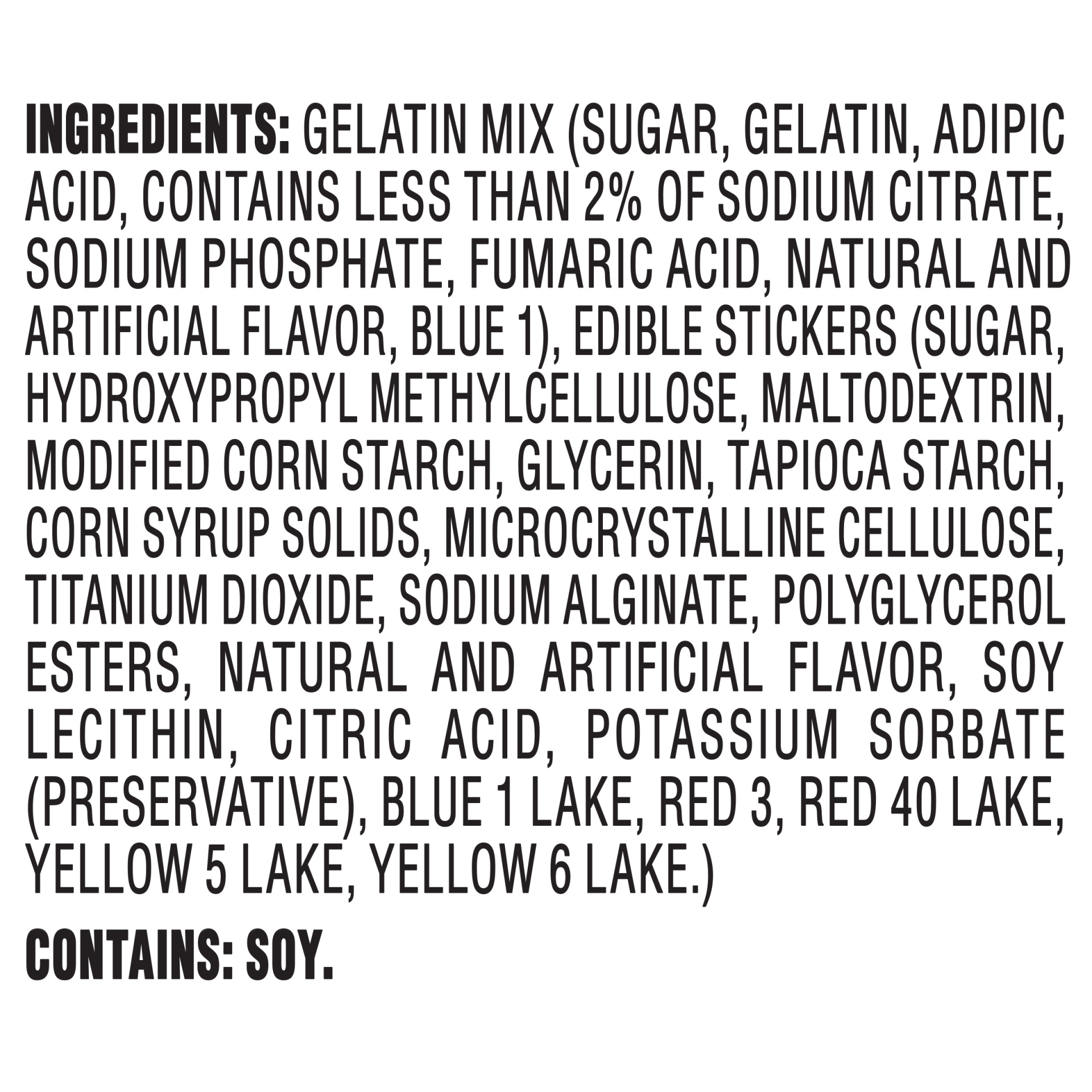 JellO Play Edible Ocean Berry Blue Gelatin Mix & Edible Stickers Kit 6