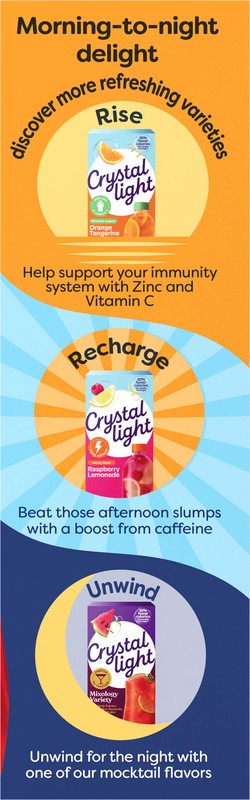 slide 2 of 5, Crystal Light Mixology Variety Pack Powdered Drink Mix, 9 single serve packets per Box, 9 ct