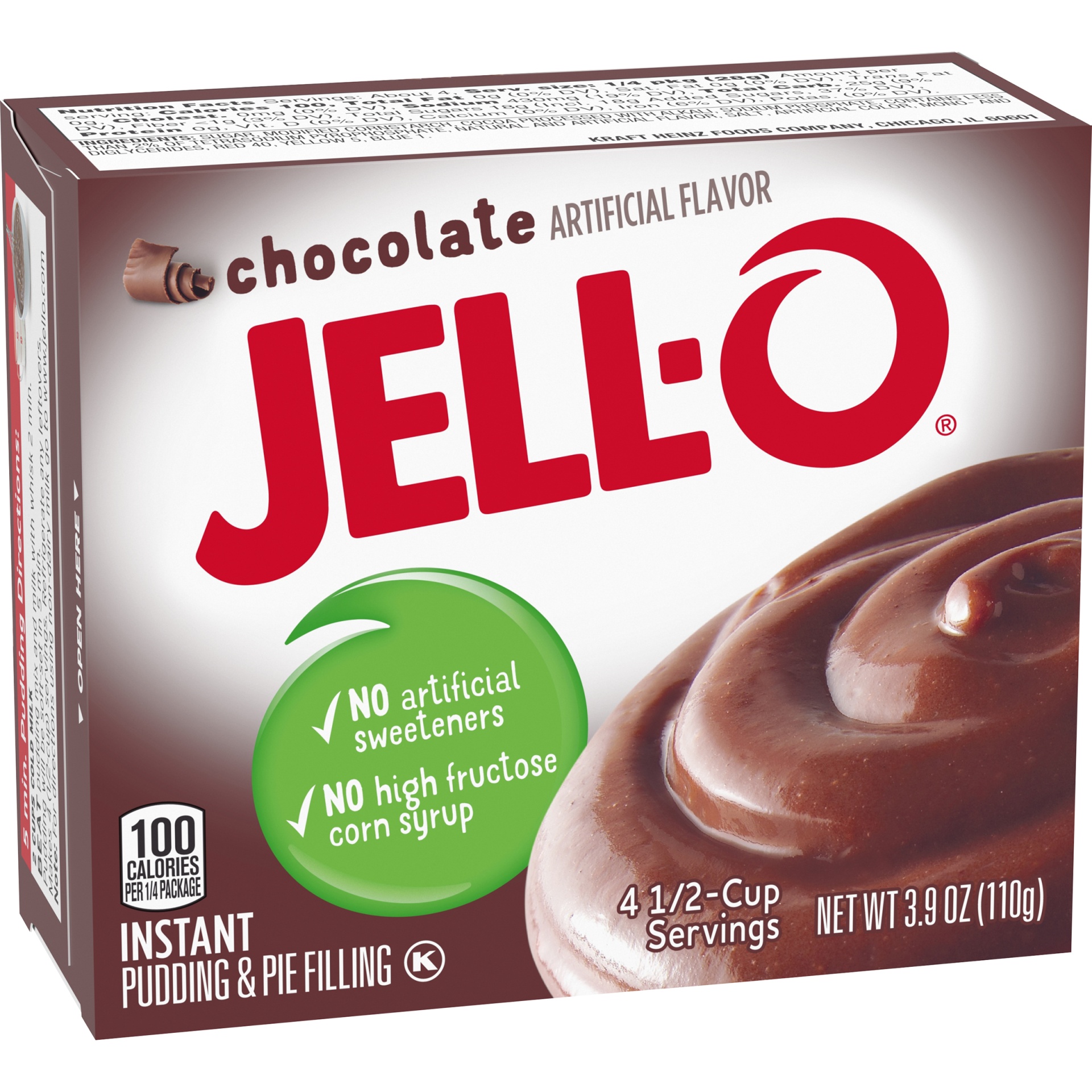 slide 6 of 11, Jell-O Chocolate Instant Pudding & Pie Filling Mix, 3.9 oz