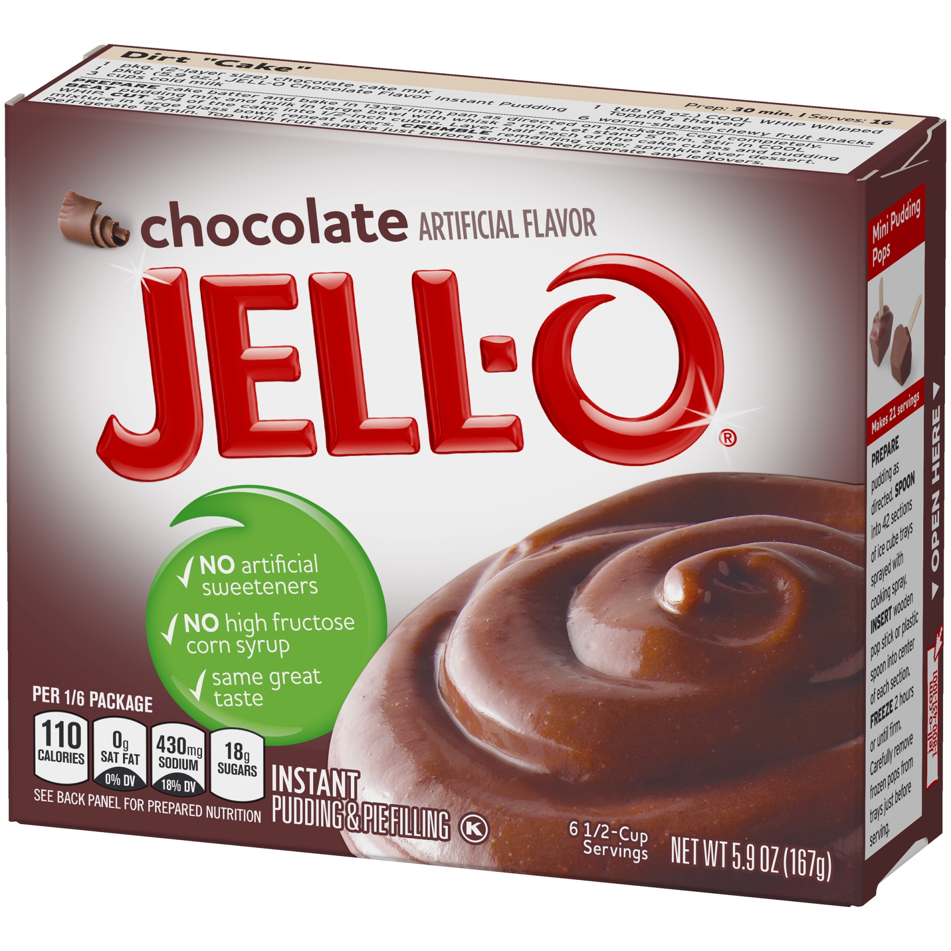 slide 6 of 9, Jell-O Chocolate Instant Pudding & Pie Filling Mix, 5.9 oz