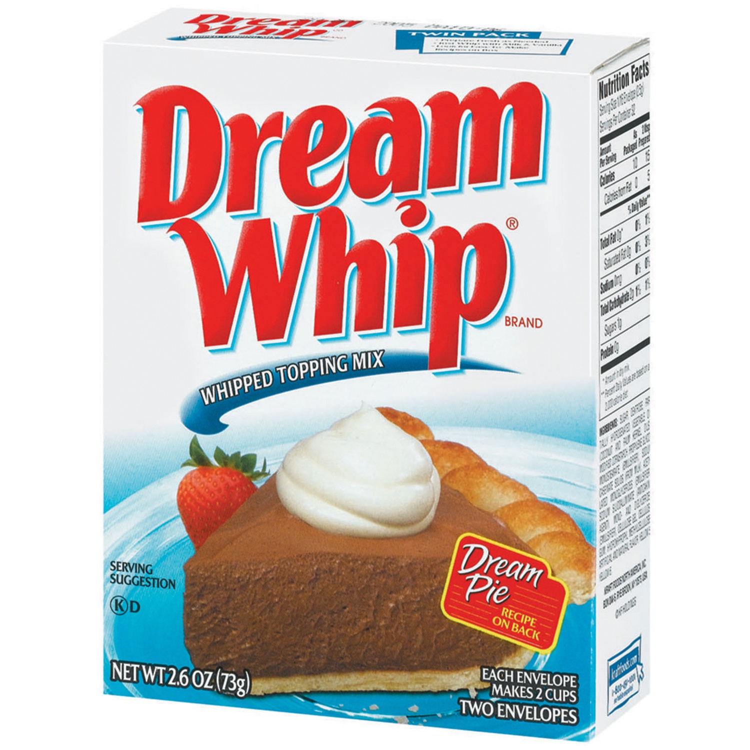 slide 2 of 12, Dream Whip Whipped Topping Mix, 2 ct Packets, 2.6 oz