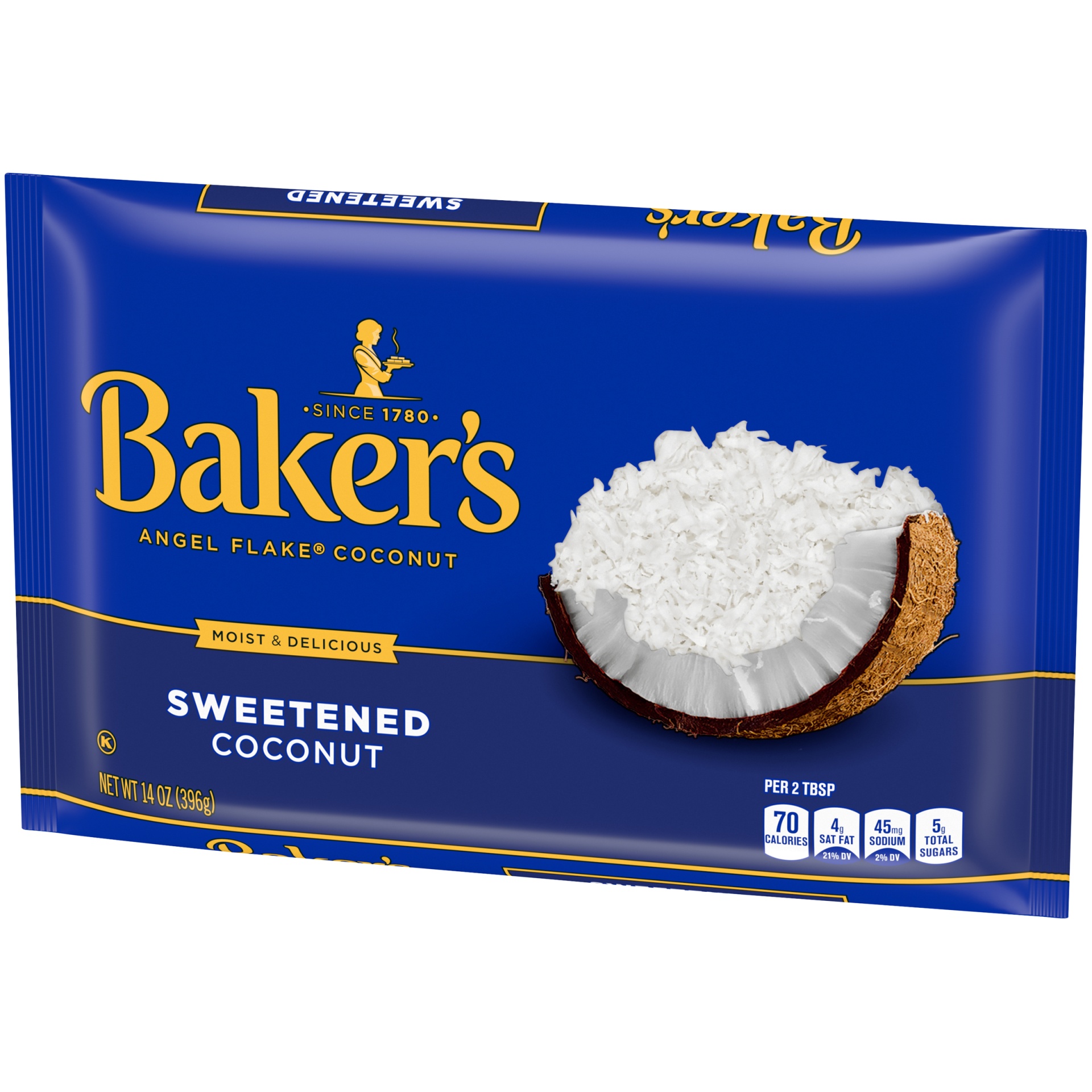 slide 4 of 7, Baker's Angel Flake Sweetened Coconut - 14oz, 14 oz