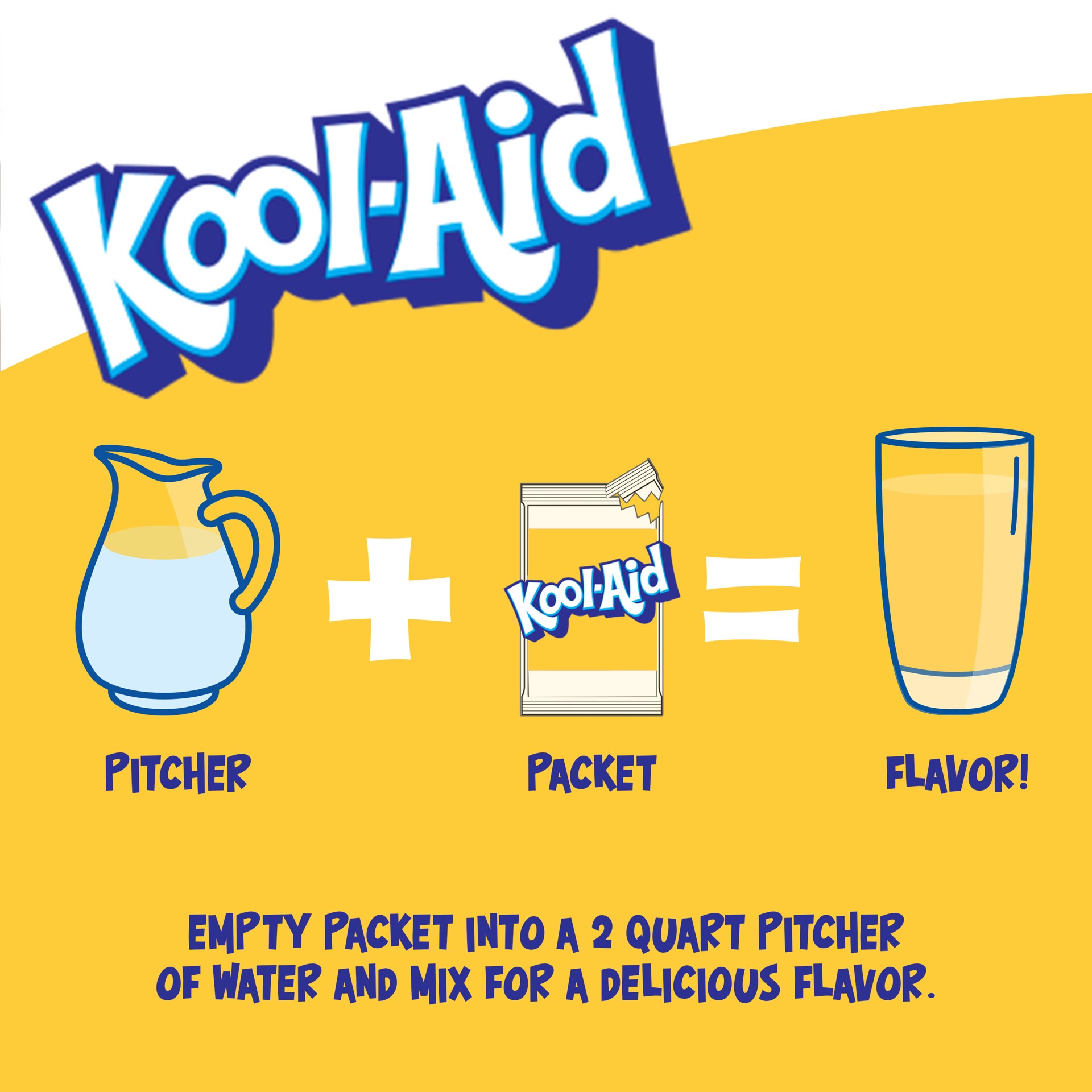 slide 6 of 6, Kool-Aid Unsweetened Lemonade Naturally Flavored Powdered Soft Drink Mix Packet, 0.23 oz