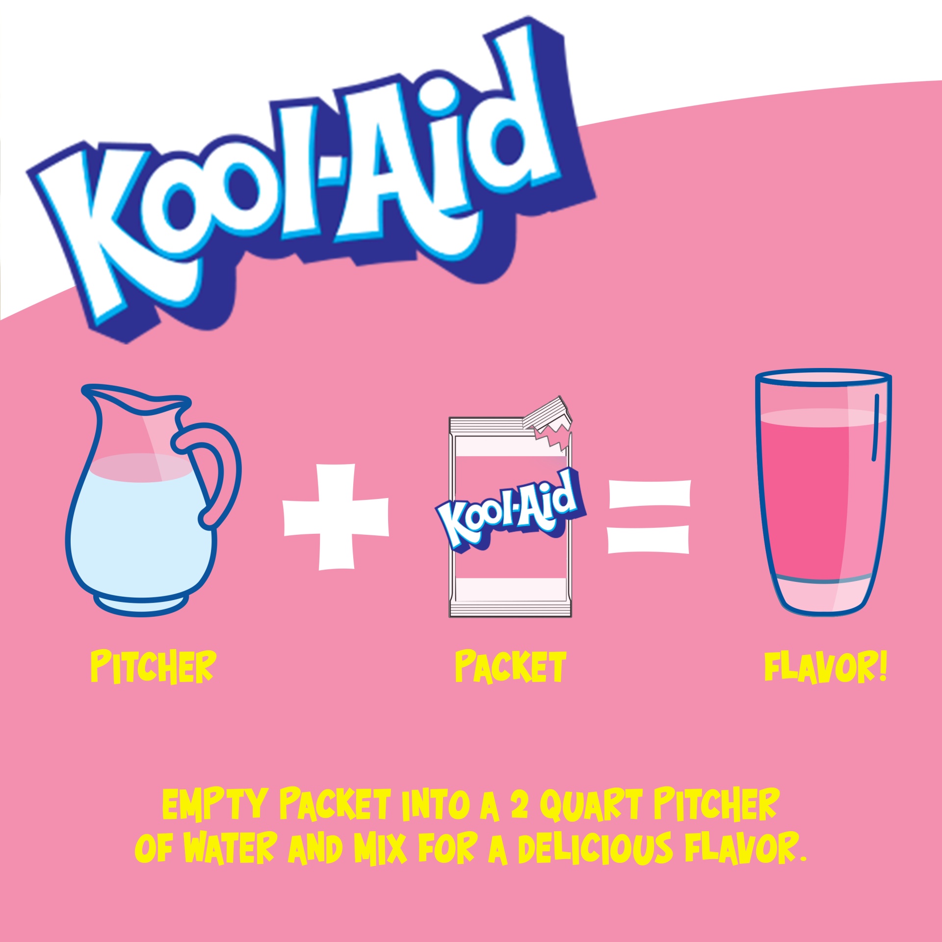 Kool-Aid Unsweetened Pink Lemonade Naturally Flavored Powdered Soft Drink  Mix Packet 0.23 oz