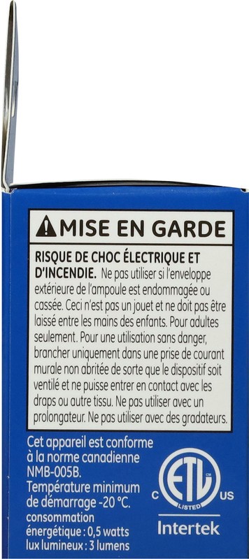 slide 3 of 4, GE LED Integrated Plug-In Low Glare Light Ring Night Light Fixture 1 Each, 1 ct