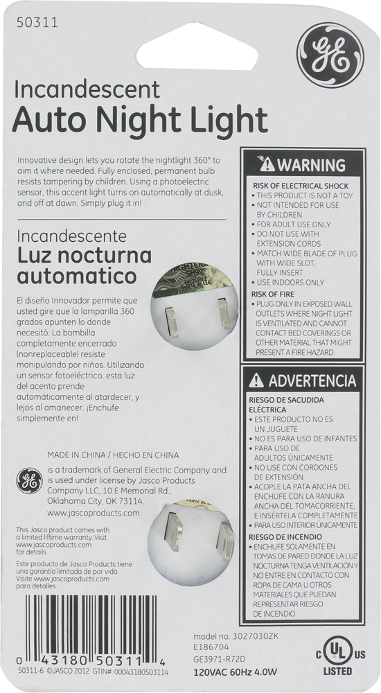 slide 2 of 2, GE Directional Automatic Night Light, 2 ct