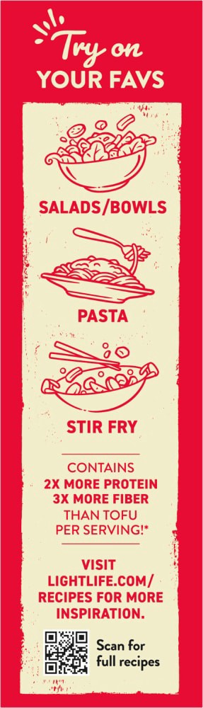 slide 5 of 5, Lightlife Original Tempeh Plant-Based Protein Crumbles, 8 oz