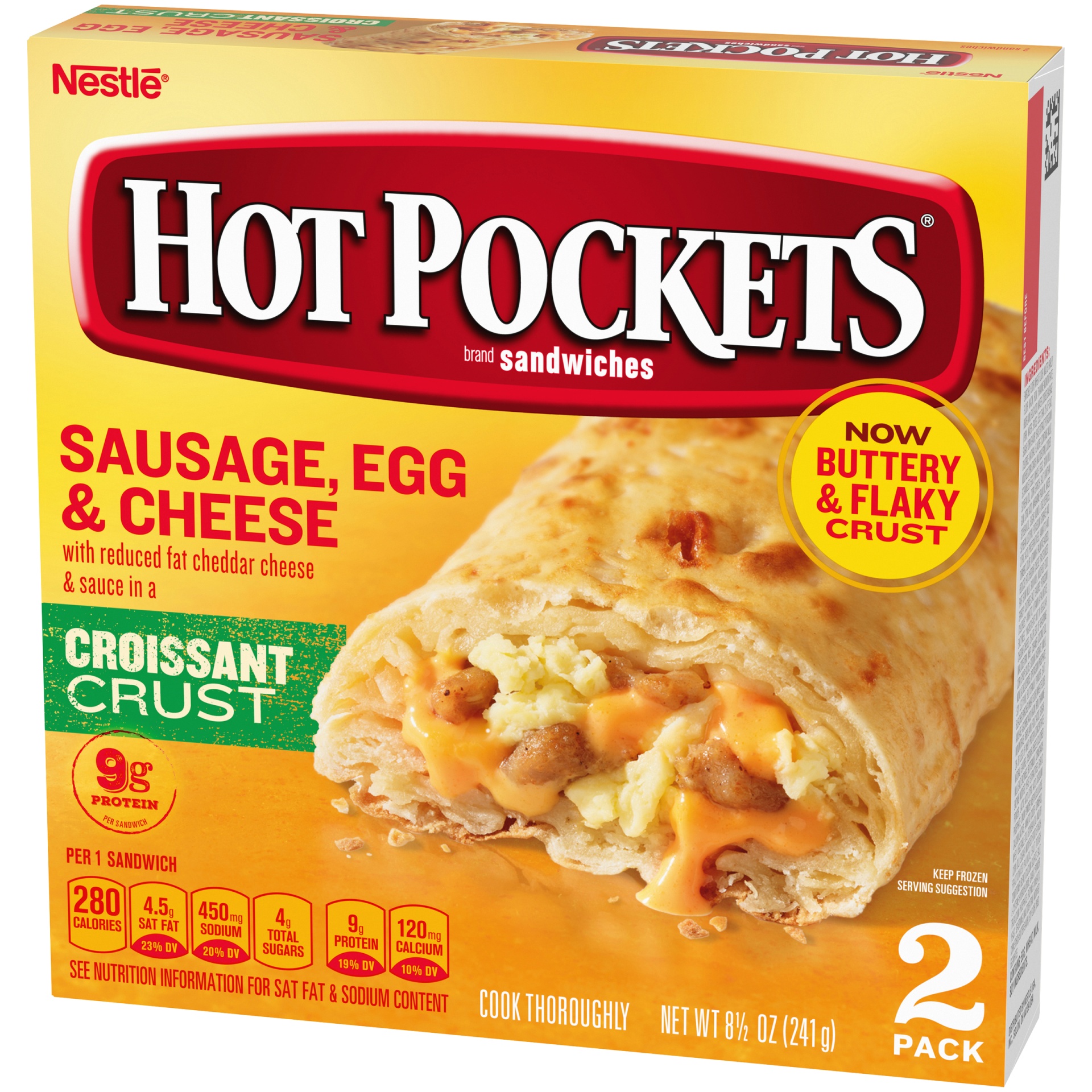 slide 4 of 10, Hot Pocketss Sausage Egg & Cheese, 8.5 oz