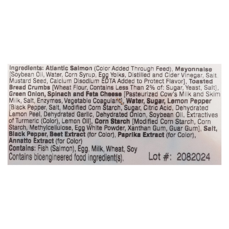 slide 5 of 5, Black Pearl Salmon Burger Medtrn Atlntc, 10 oz