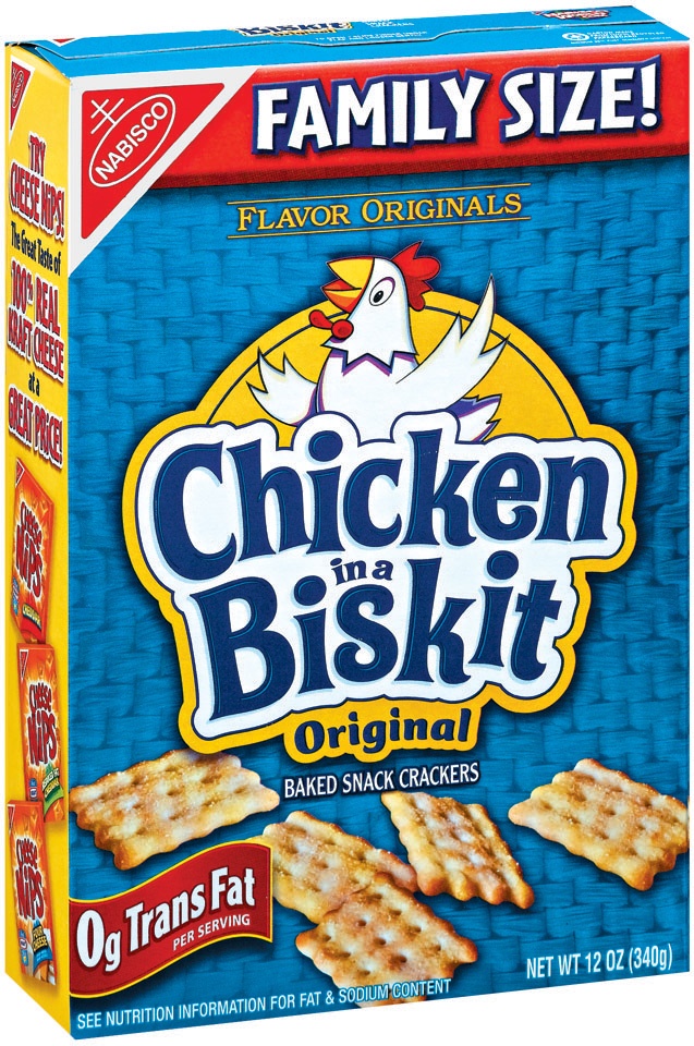 slide 2 of 3, Chicken in a Biskit Original Baked Snack Crackers - 12oz, 12 oz