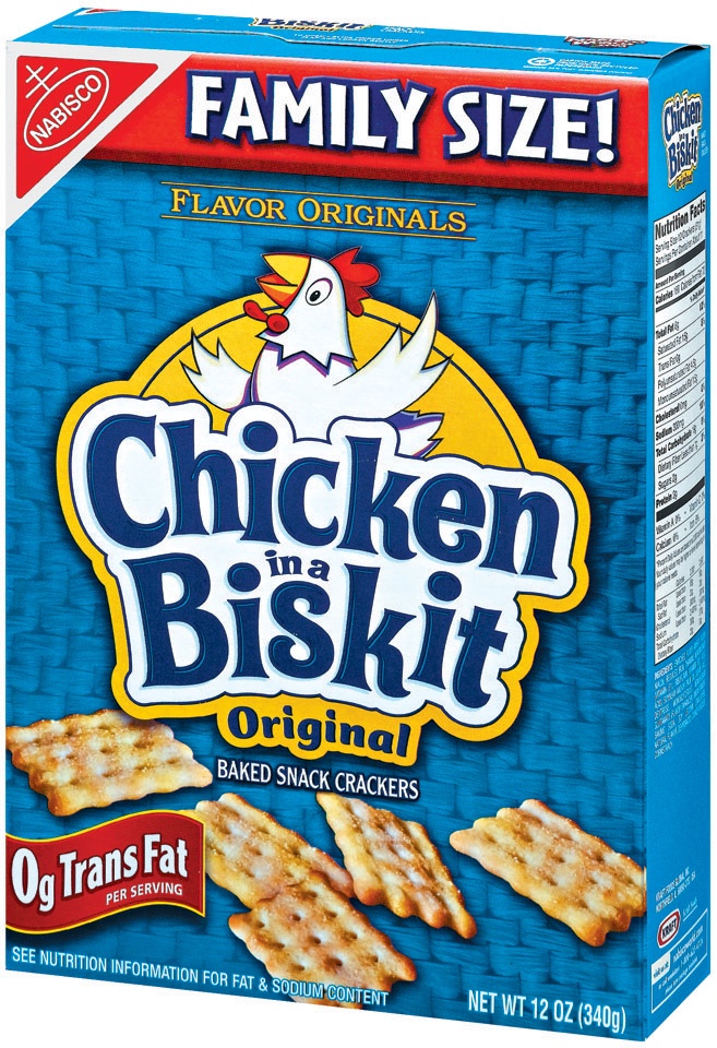slide 3 of 3, Chicken in a Biskit Original Baked Snack Crackers - 12oz, 12 oz