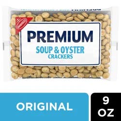 Premium Original Soup & Oyster Crackers, Lunch Snacks- 9 oz