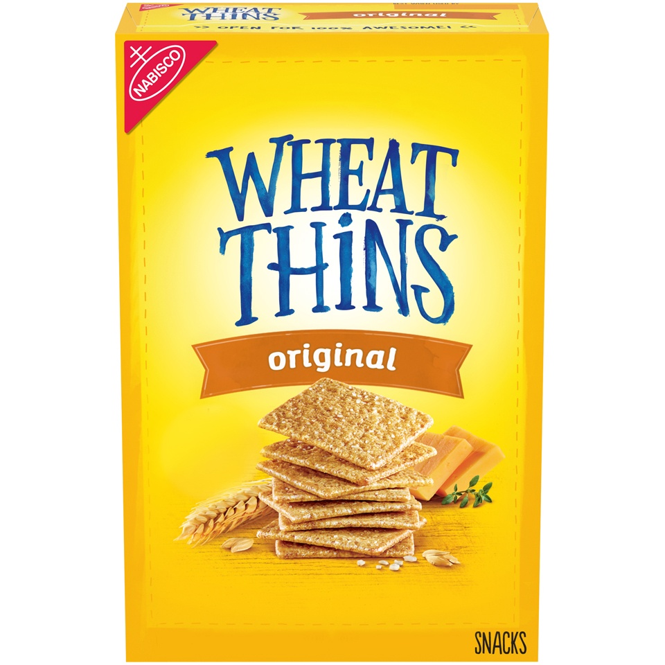 slide 5 of 9, Wheat Thins Nabisco Wheat Thins Original Snacks 9.1 oz. Box, 9.1 oz