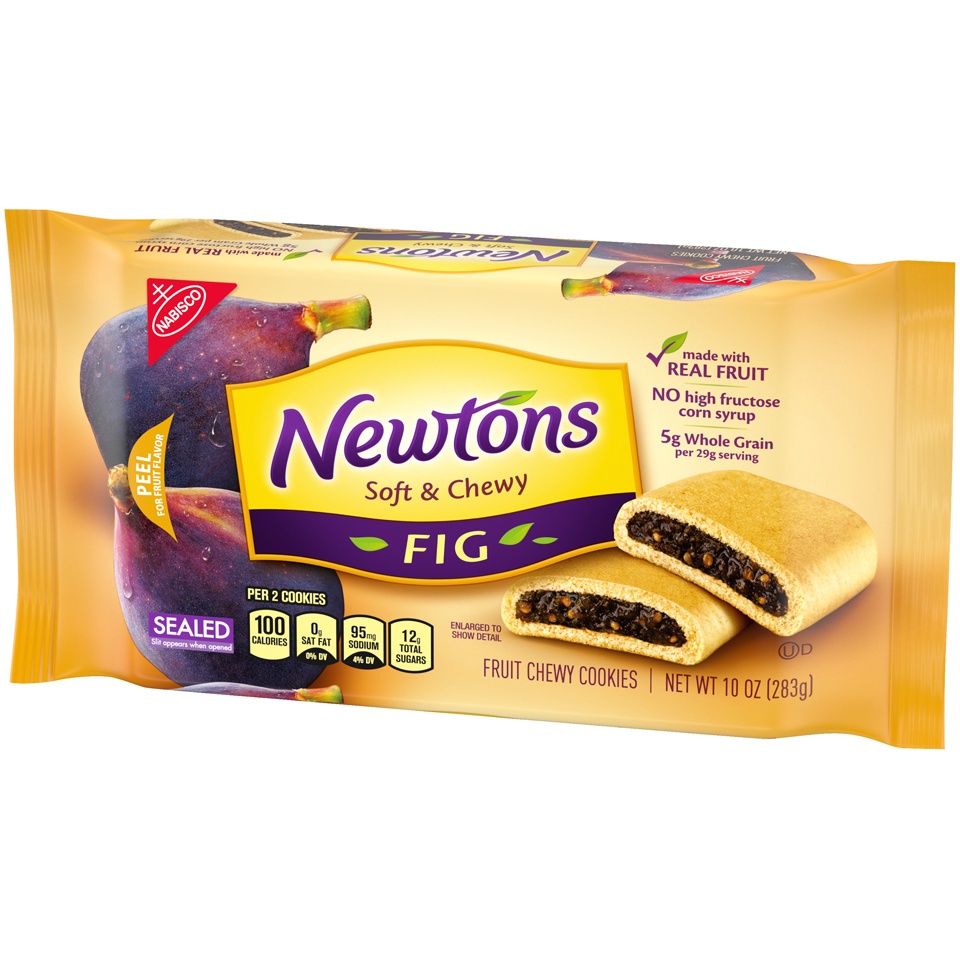 slide 5 of 9, Newtons Soft & Fruit Chewy Fig Cookies, (Fig Bars), 10 oz, 10 oz