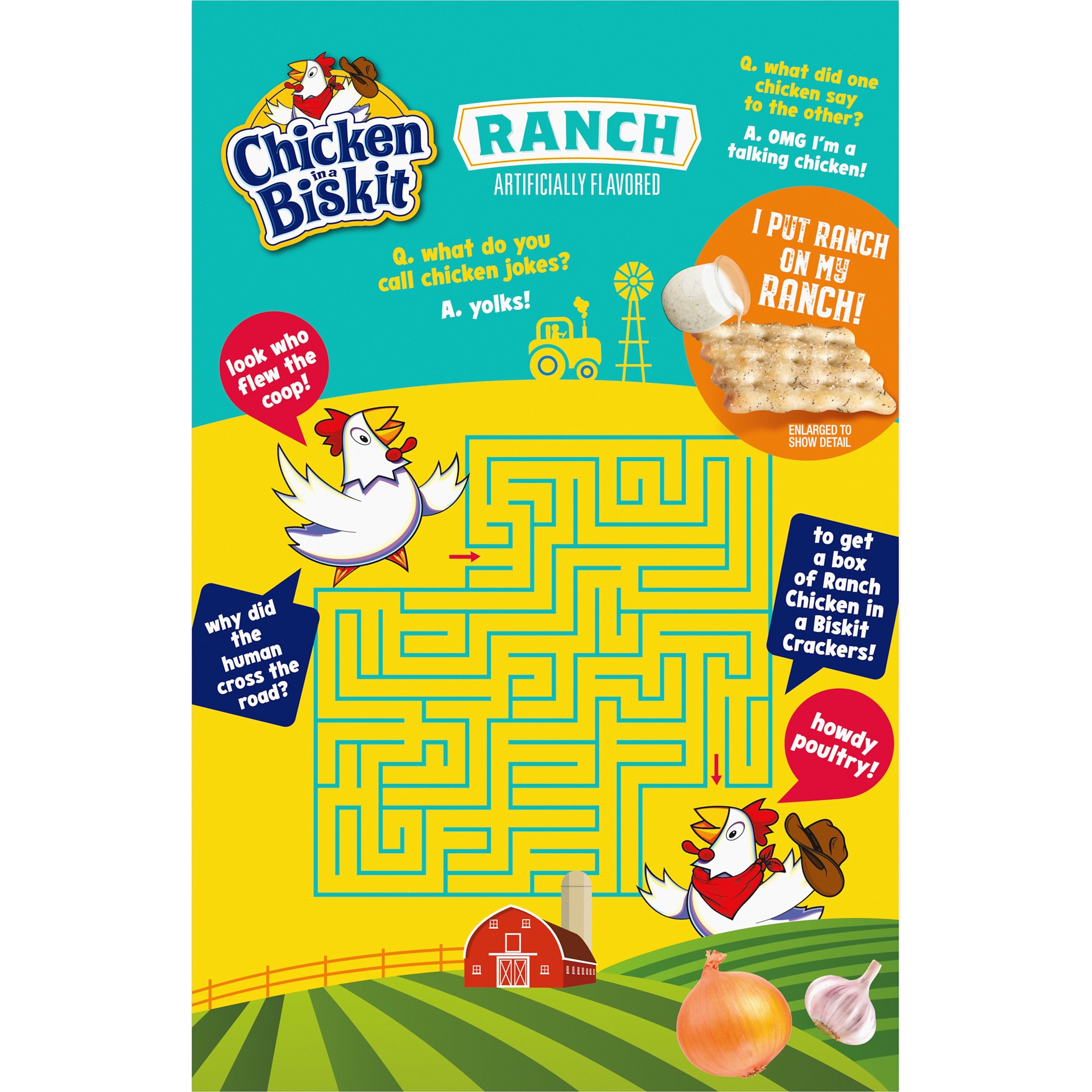 slide 5 of 5, Nabsicoisco Chicken In A Biskit Original Baked Snack Crackers Ranch Flavor, 7.5 oz