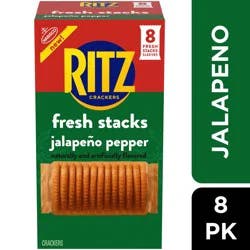 RITZ Fresh Stacks Jalapeno Pepper Crackers Multipack, 8 ct