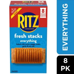 RITZ Fresh Stacks Everything Crackers Multipack, 8 ct