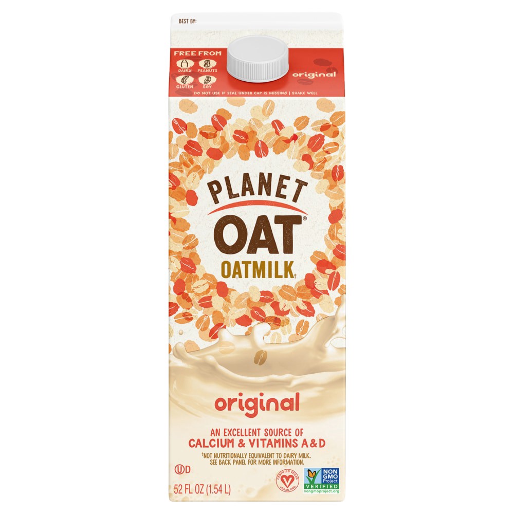 slide 4 of 5, Planet Oat Original Oatmilk, 52 oz, 52 fl oz