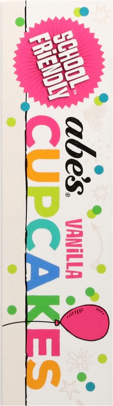 slide 3 of 5, Abe's School Friendly Vanilla Cupcakes 12 Pack, 12 ct