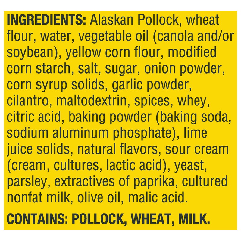 slide 3 of 3, Gorton's Cilantro Lime Flavored Taco Tenders, 16.2 oz